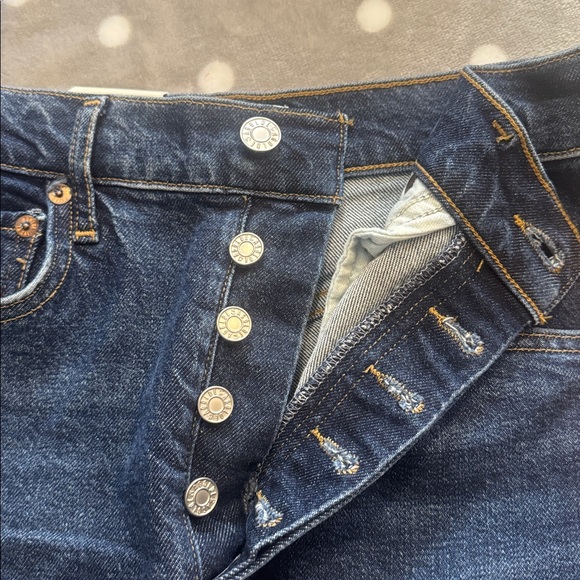 AGOLDE Riley Long High Rise Straight Jeans - Picture 6 of 16